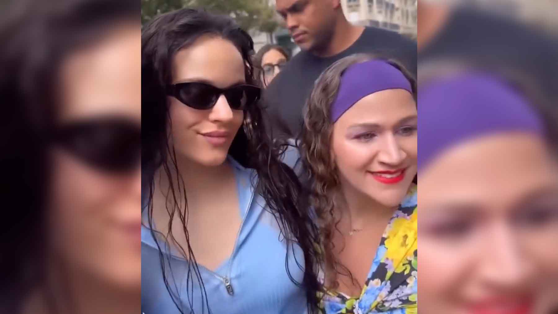 Rosalía reaparece muy afectada tras su ruptura con Rauw Alejandro