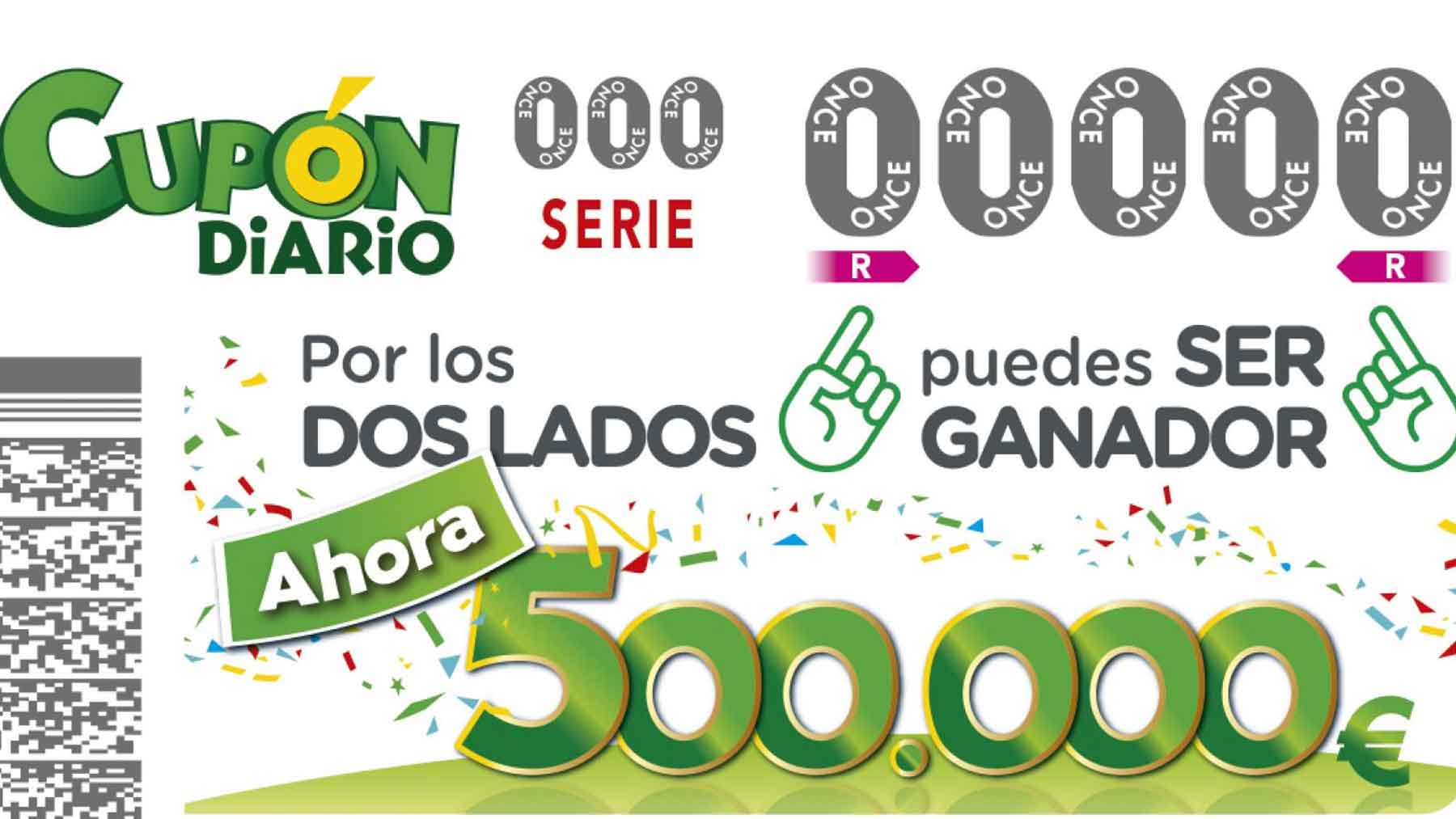 Cupón diario de la ONCE y SUPER ONCE