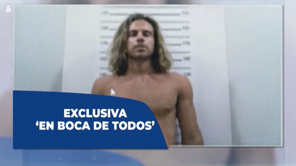 Primera foto de Daniel Sancho tras ser detenido en Tailandia