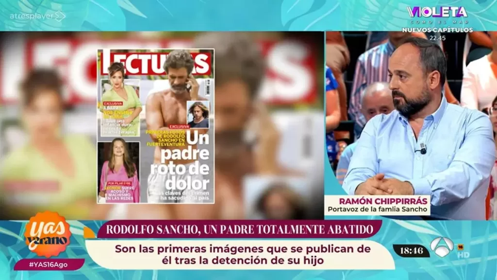 El portavoz de Rodolfo Sancho y toda su familia anuncio medidas legales tras la portada de la revista Lecturas