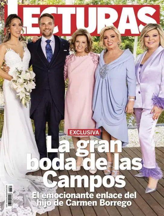 José María y su mujer Paola protagonizaron una portada en la revista Lecturas