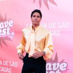 Pablo Castellano ha sido uno de los grandes apoyos para su mujer María Pombo en el Suavefest (Cedida).