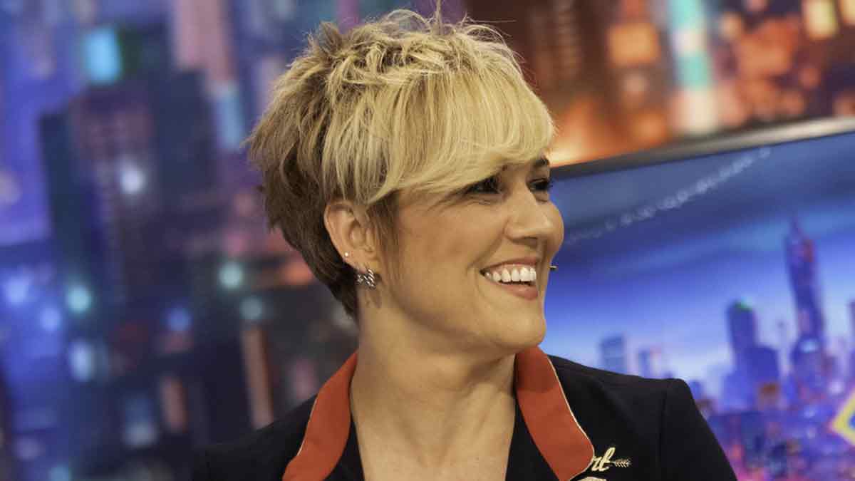 Cristina Pardo sonriendo en El Hormiguero (Atresmedia).