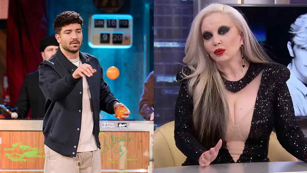 Pablo Alborán en La Revuelta y Alaska en El Hormiguero (RTVE/Atresmedia).