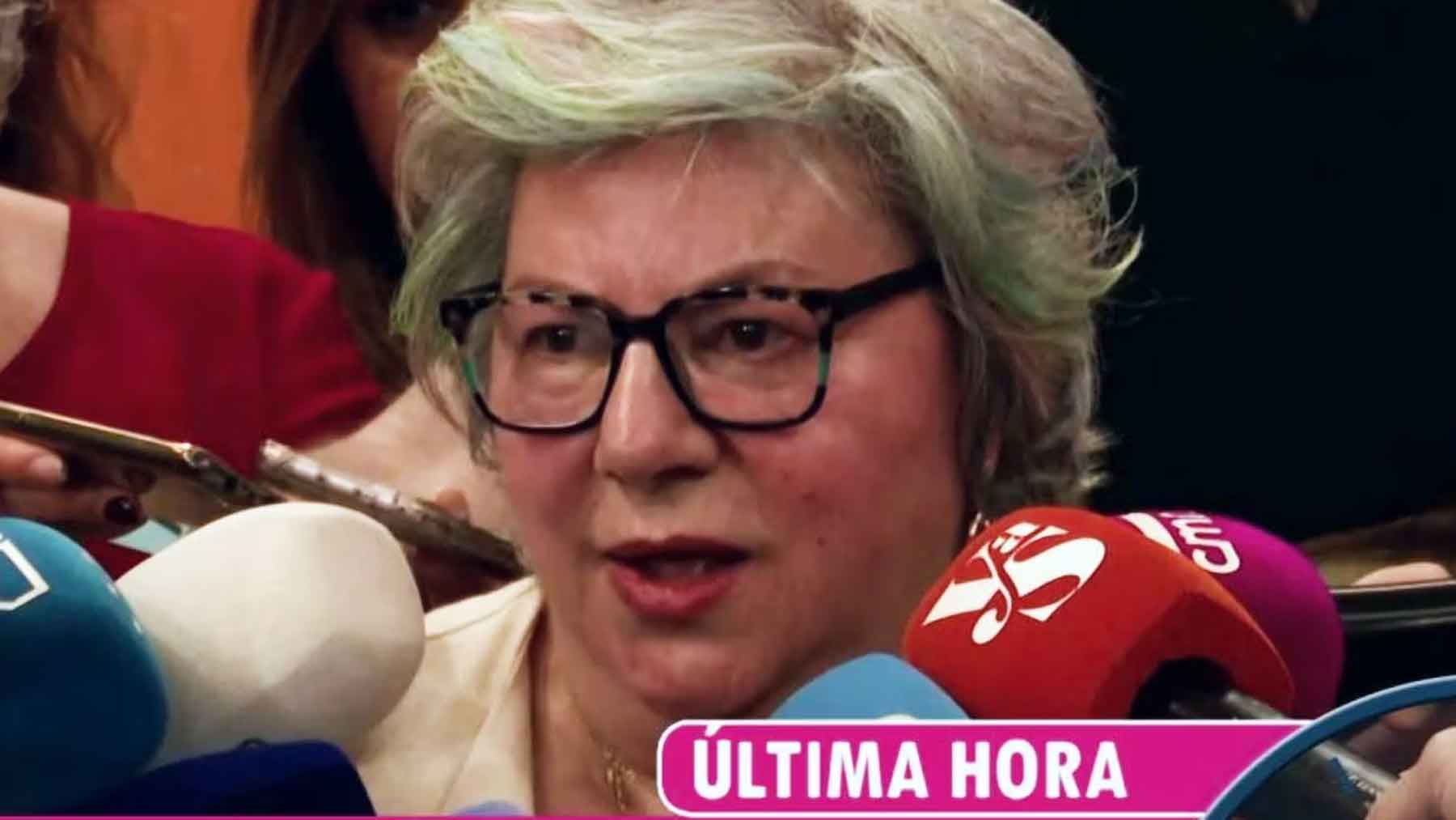 Dolores Vázquez en una captura de El tiempo justo (Mediaset).