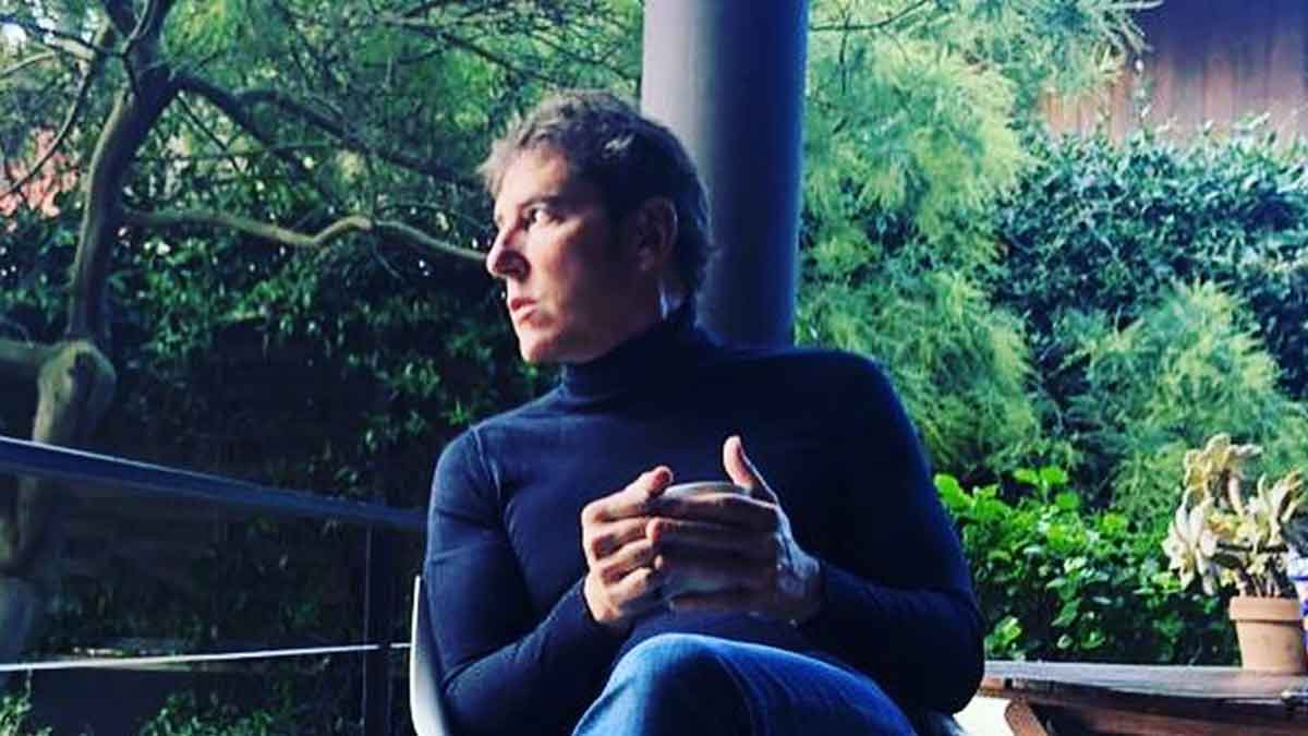 Manel Fuentes en su casa de Barcelona (Instagram).