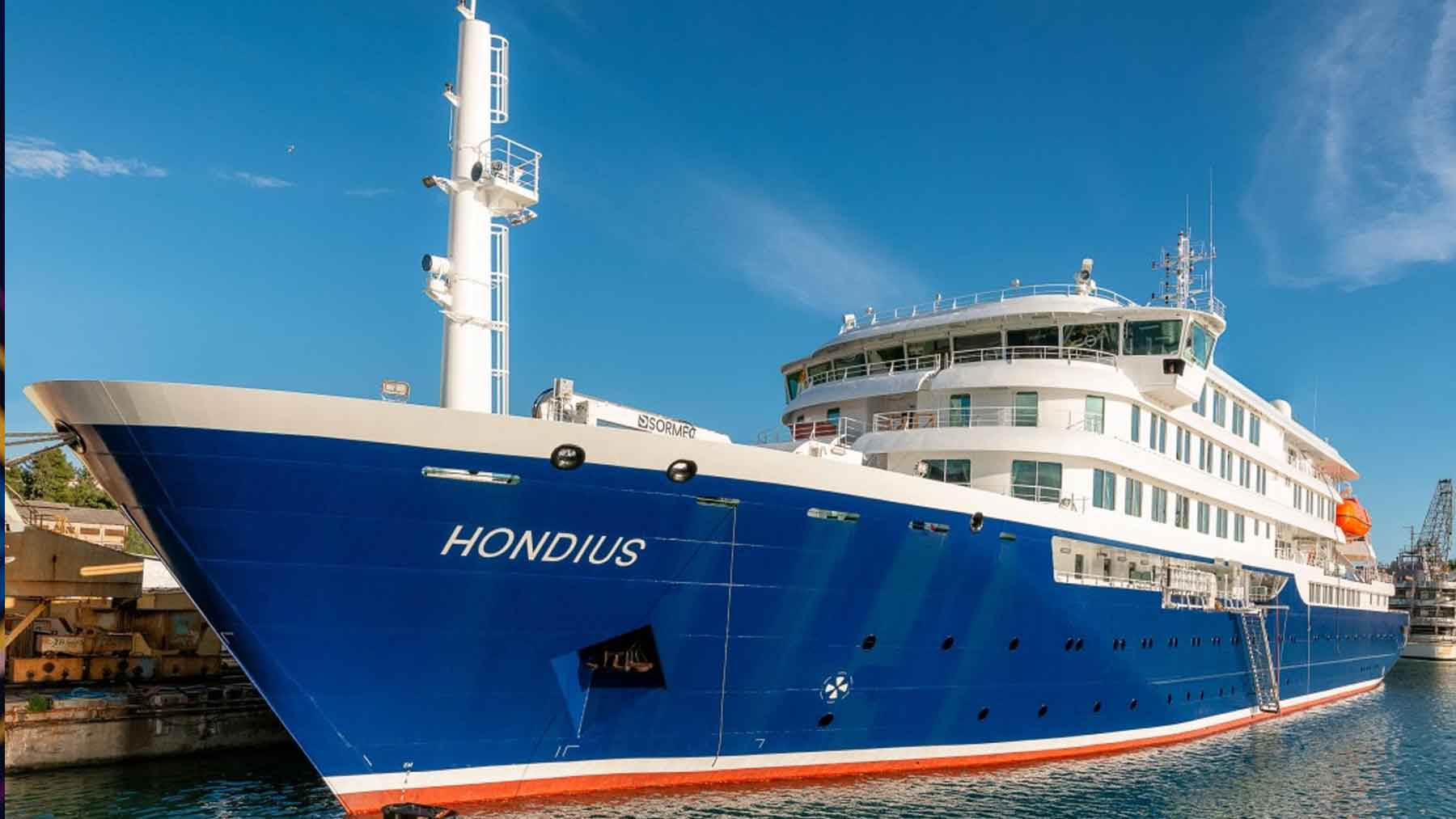 Foto del MV Hondius, el crucero que sufre un brote de Hantavirus (Oceanwide Expeditions).
