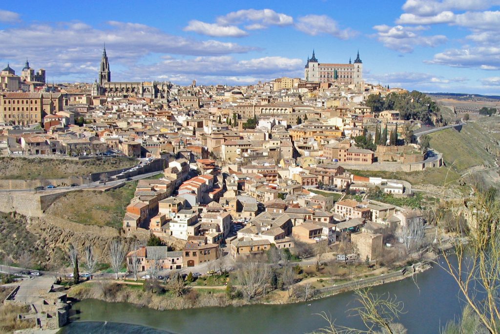 Vista general de Toledo (Castilla-La Mancha, España)