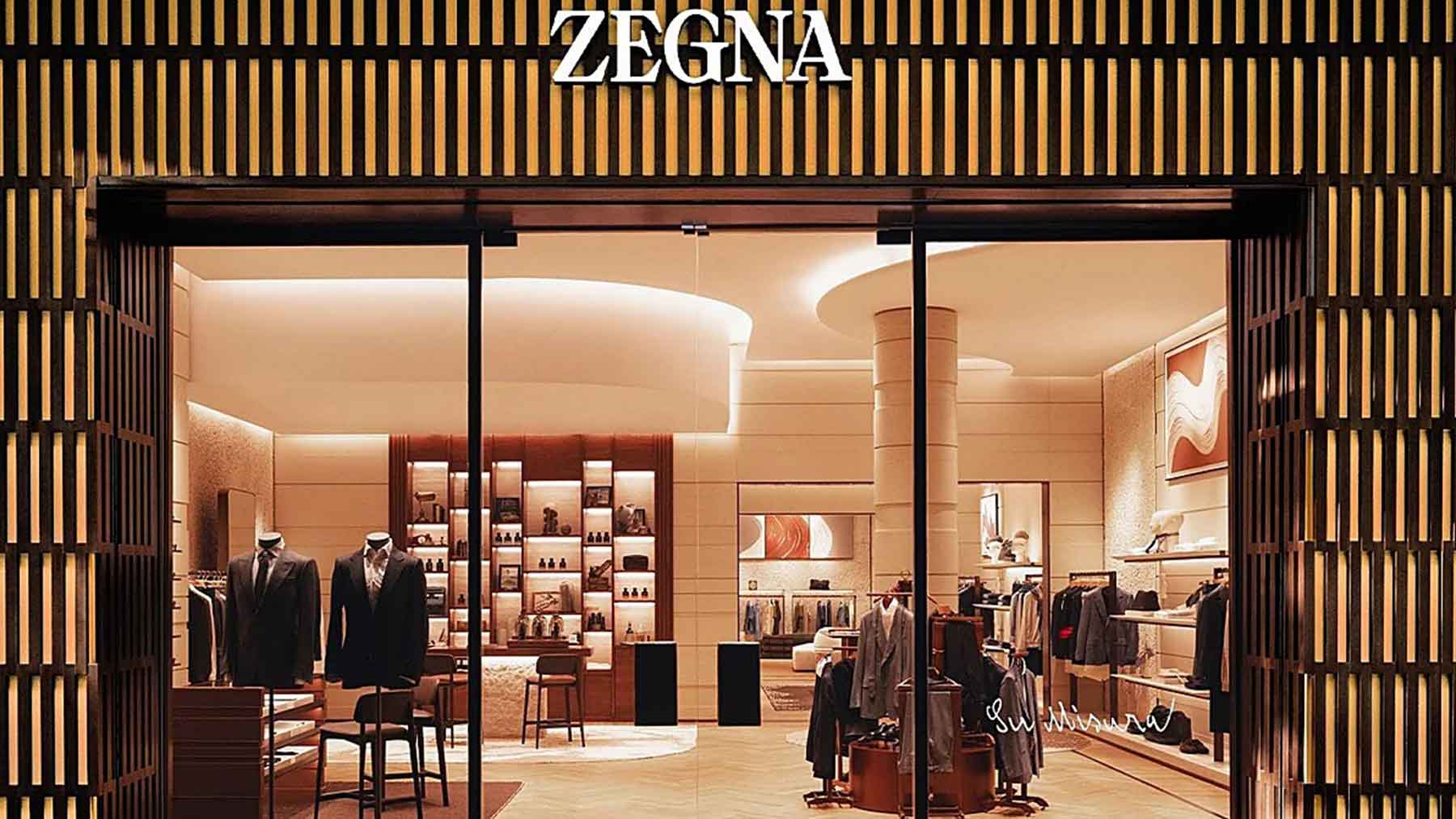 Imagen de la boutique de Zegna en Madrid (Zegna).