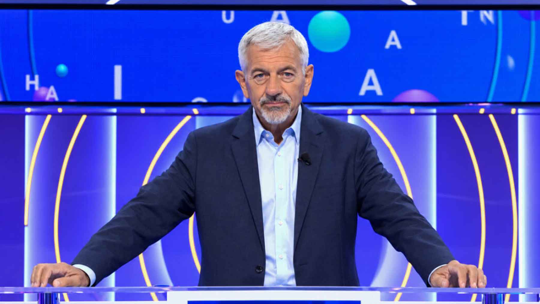 Carlos Sobera en 'Rueda la letra (Mediaset).