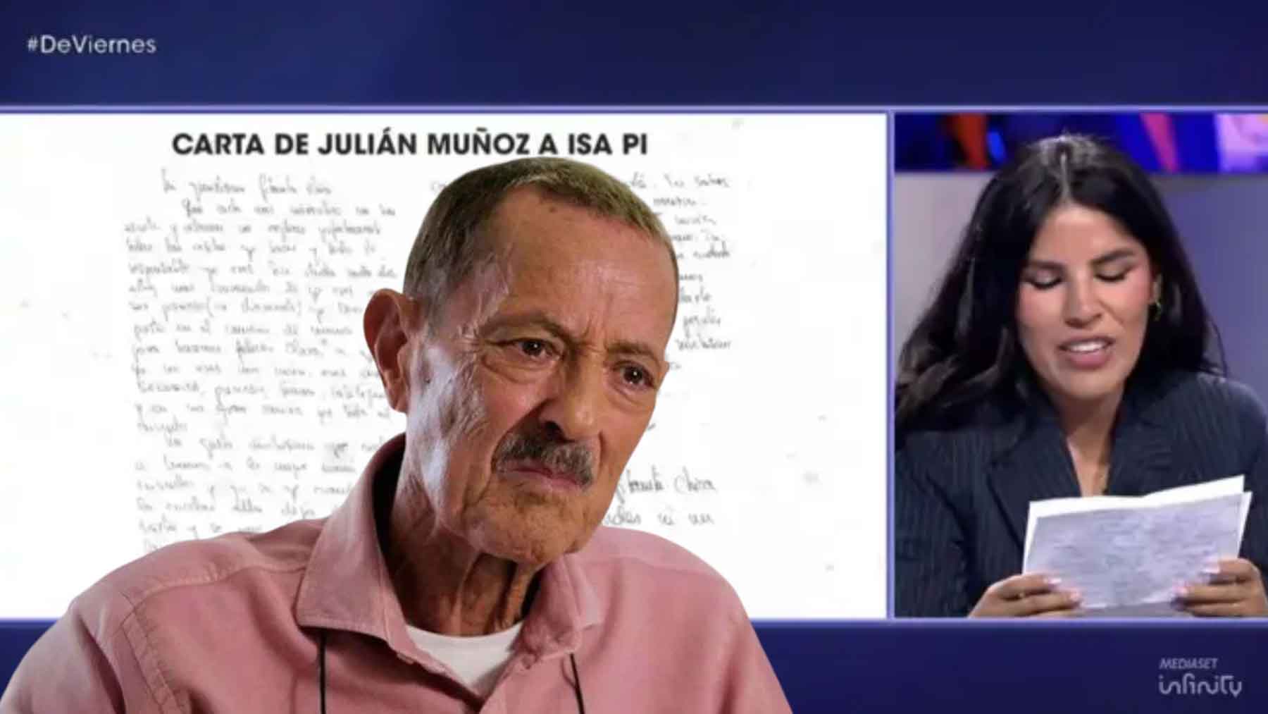 Montaje de imágenes de Isa Pantoja y Julián Muñoz (Mediaset).