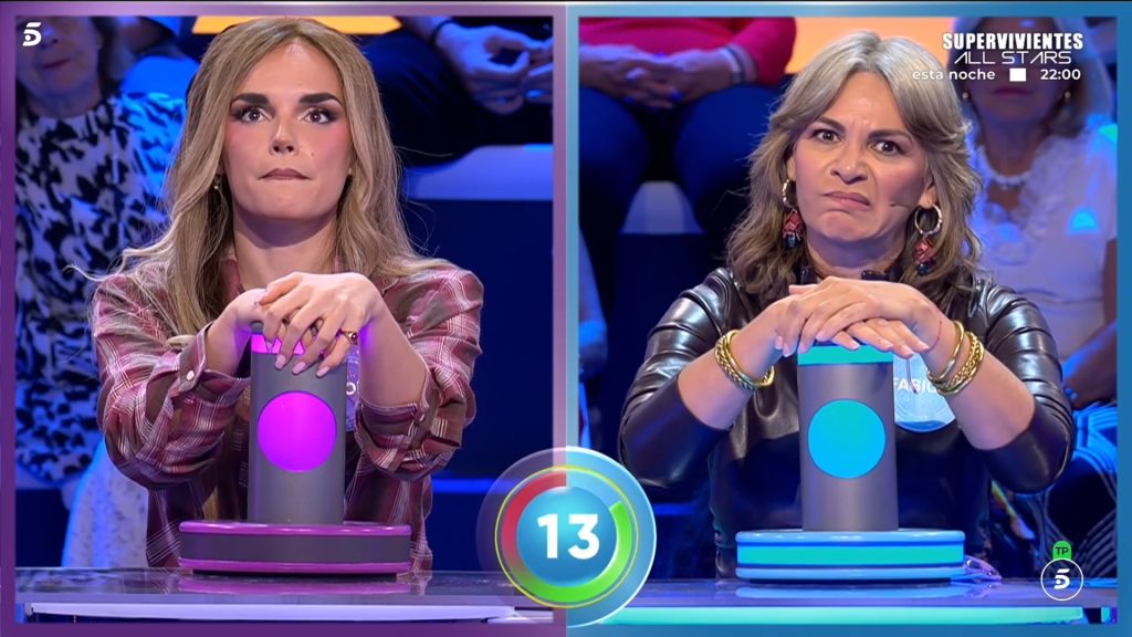Melody y Fabiola Martínez en 'Rueda la letra' (Mediaset).