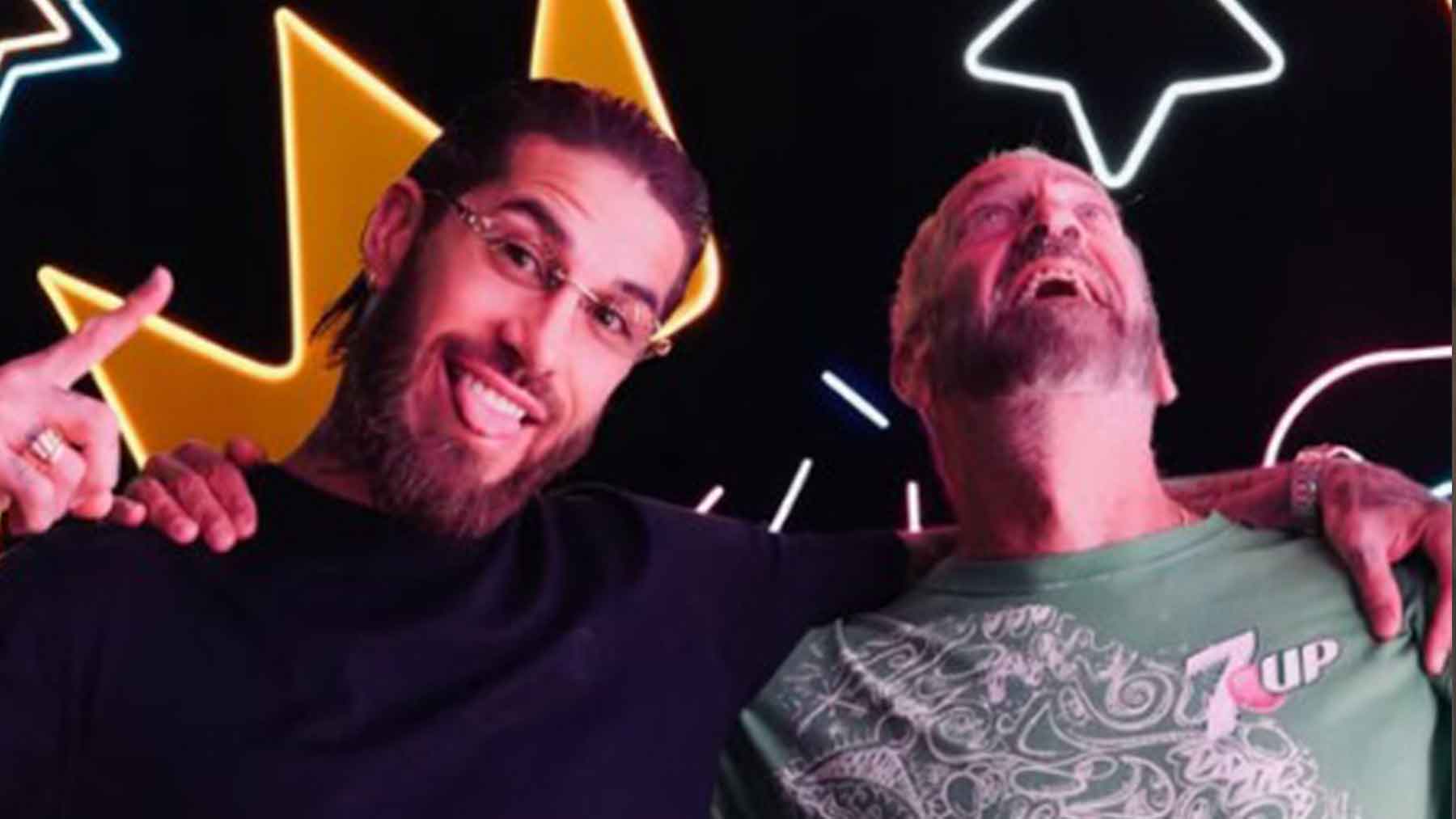 Sergio Ramos y Kenny Scharf (Instagram).